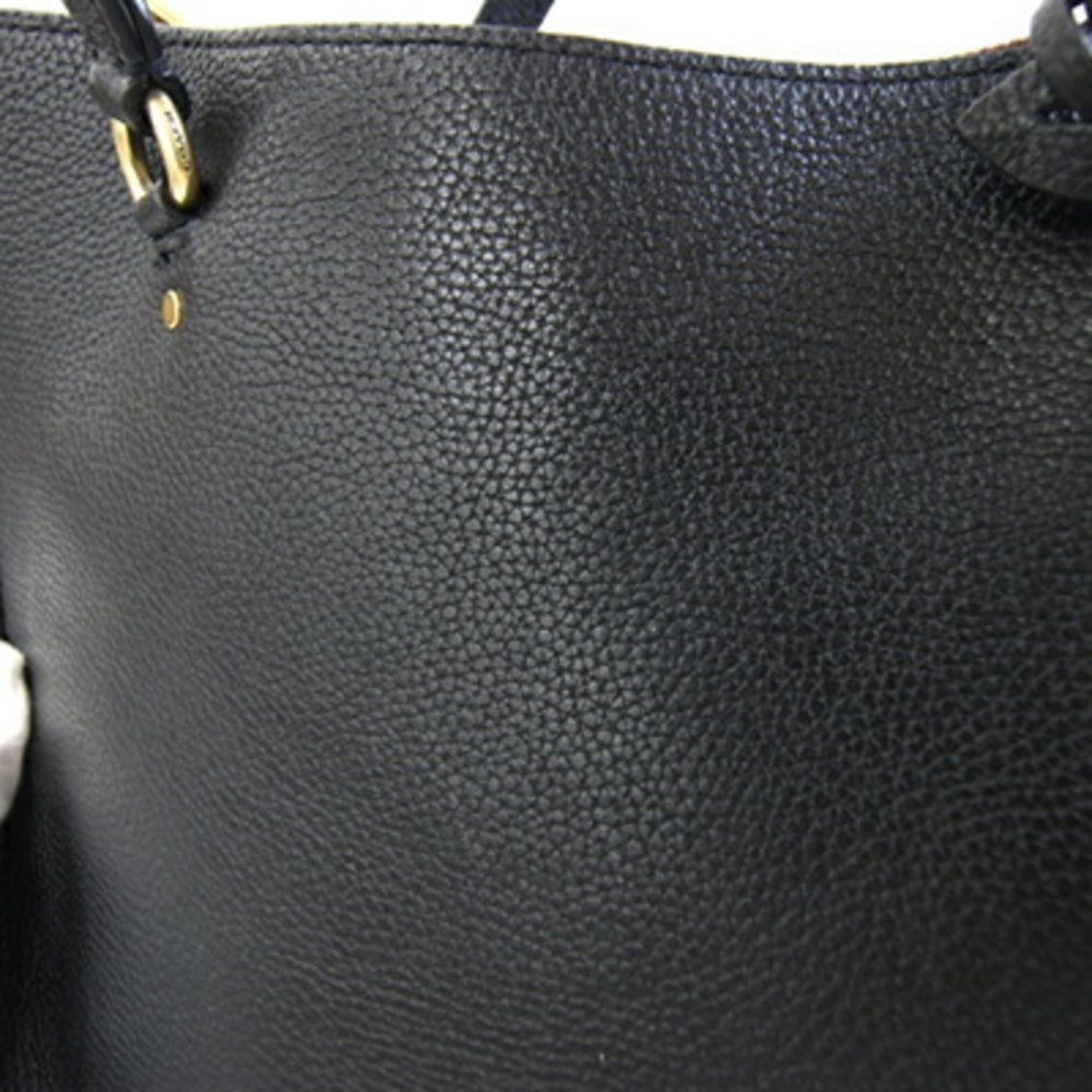Coach Handbag Tyler Carryall 28 C3460 Black Leather Shoulder Bag Hand Tote - Picture 5 of 9